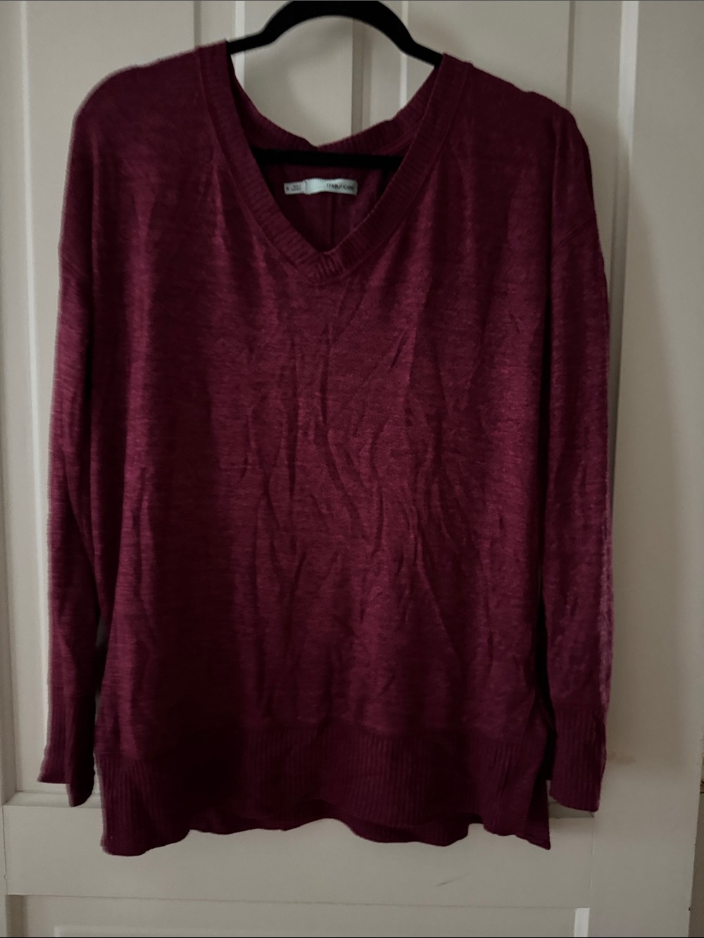 Maurices Burgundy V-Neck Sweater